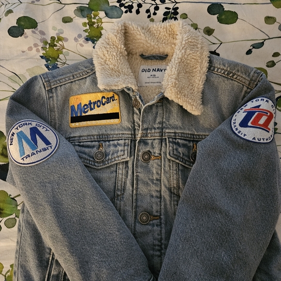 Kids NYC Transit Old Navy Denim Jacket - Picture 2 of 4